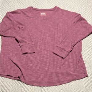 Women's Ribbed Sweater - Mauve